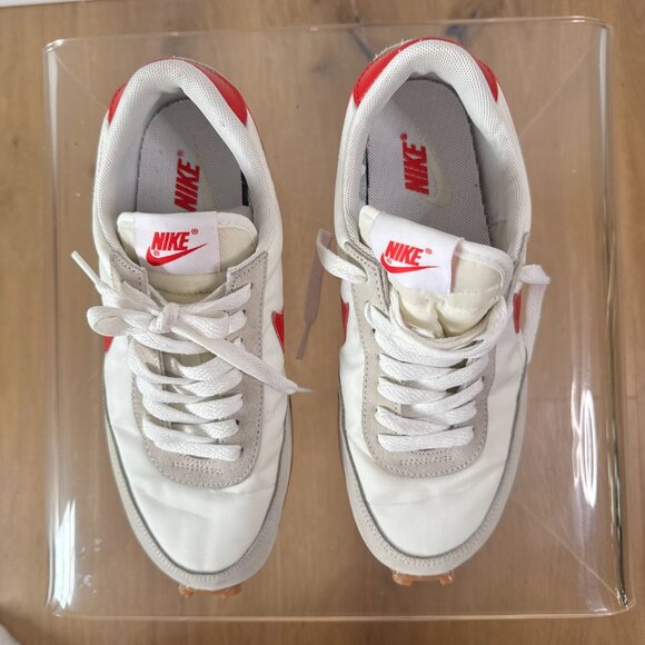Nike Daybreak Sneakers Summit White & University Red Size 6.5 Retro Streetwear - Picture 7 of 16